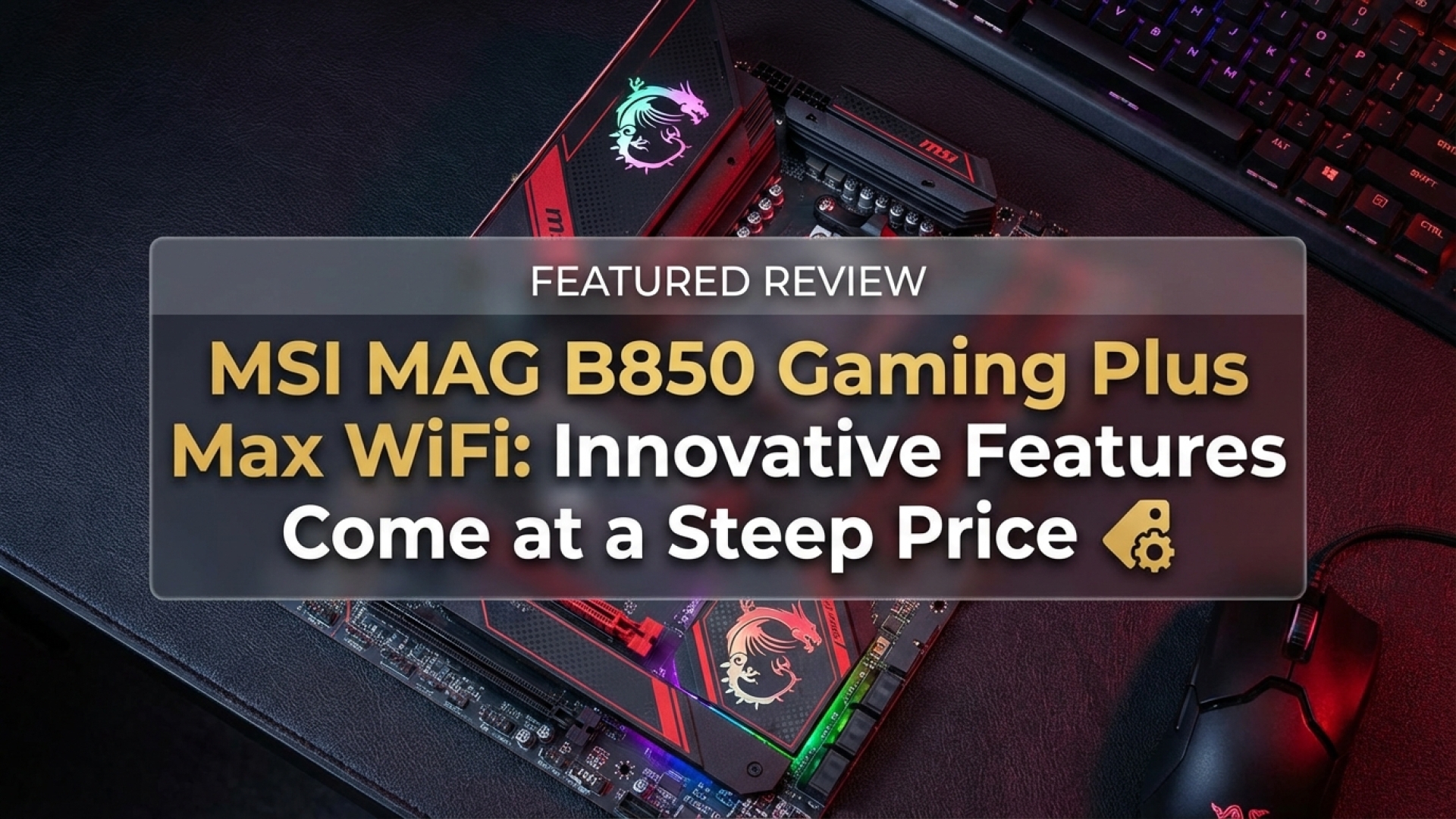 MSI MAG B850 Gaming Plus Max WiFi Review: Innovative Features Come at a Steep Price