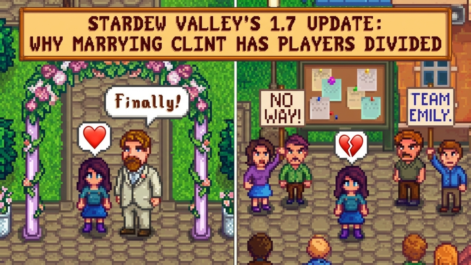Stardew Valley’s 1.7 Update: Why Marrying Clint Has Players Divided