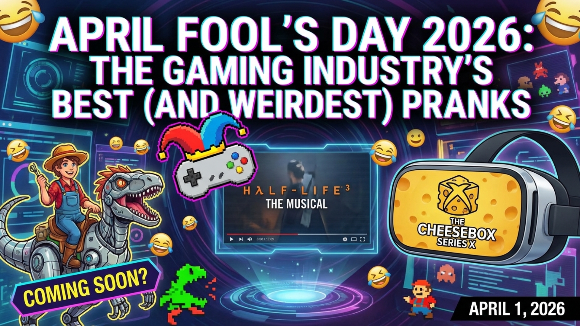 April Fool’s Day 2026: The Gaming Industry’s Best (and Weirdest) Pranks
