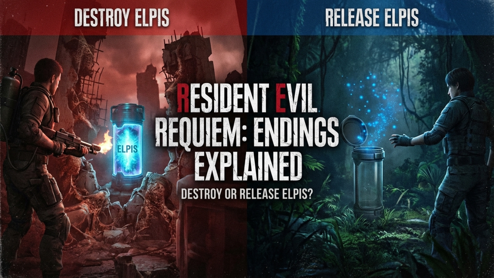 Resident Evil Requiem Endings Explained: Destroy or Release Elpis?