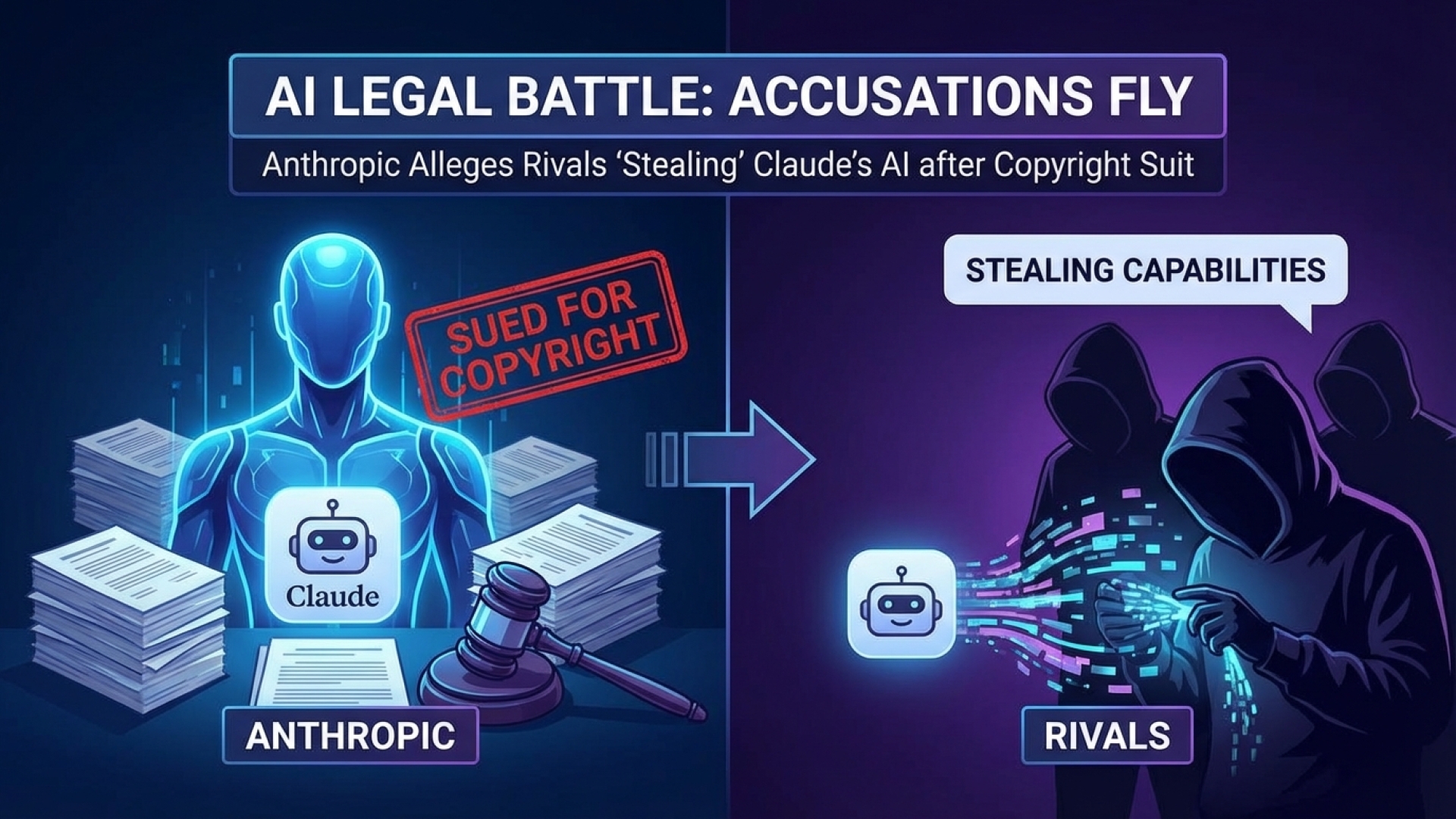 Anthropic, Sued for Copyright Infringement, Now Alleges Rivals ‘Stealing’ Claude’s AI Capabilities