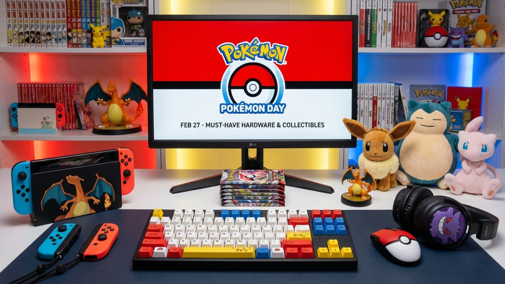 Celebrate Pokémon Day with These Must-Have Themed Gaming Hardware & Collectibles