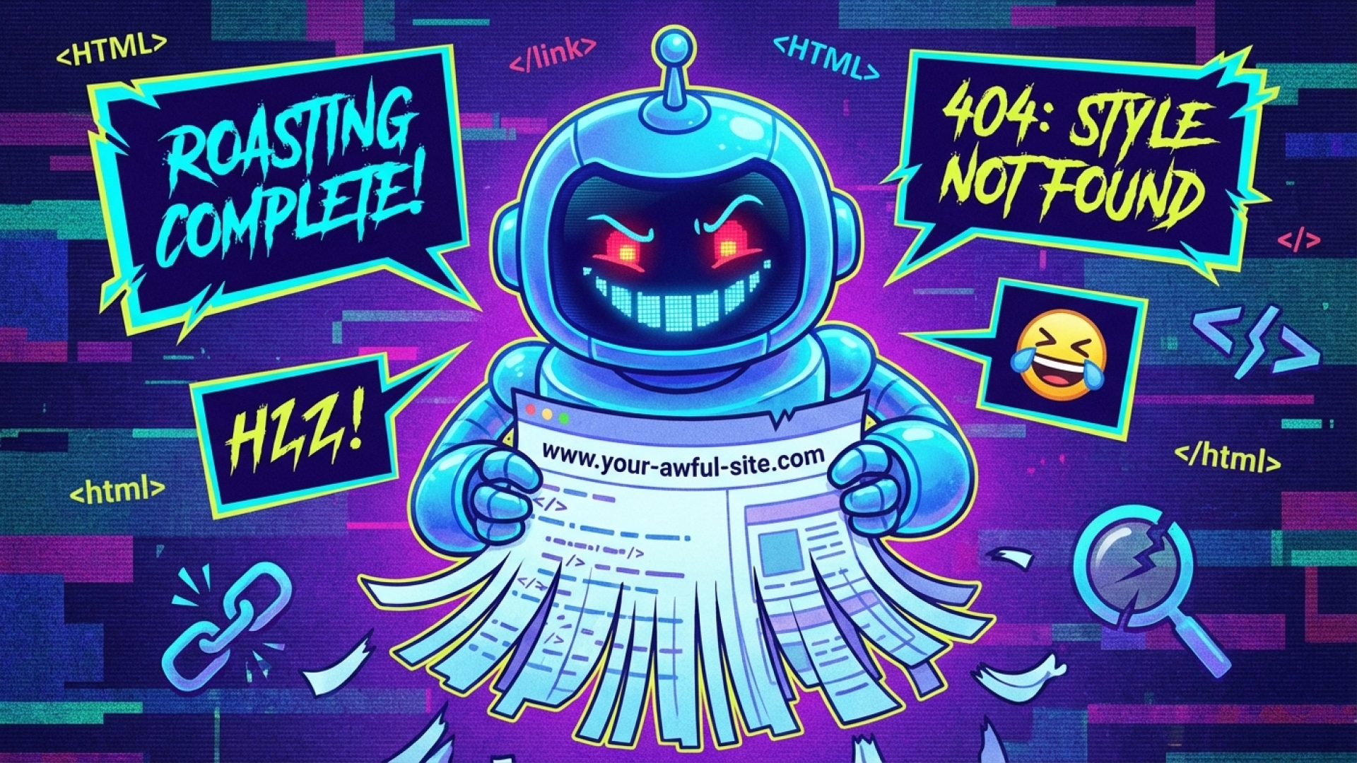 Hilariously Mean: This AI Bot Tears Apart Any Website URL
