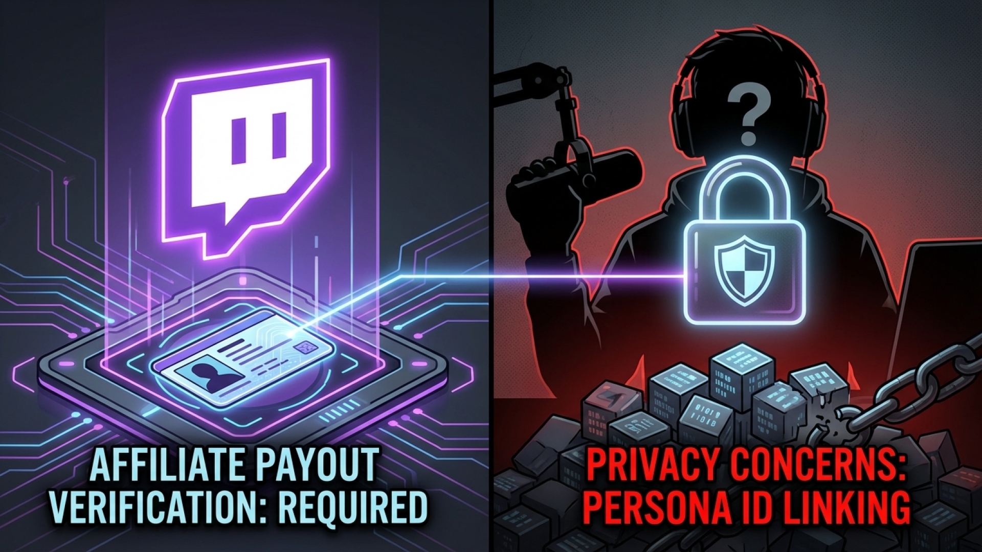 Twitch Requires Controversial Persona ID Verification for Affiliate Payouts, Sparking Privacy Concerns