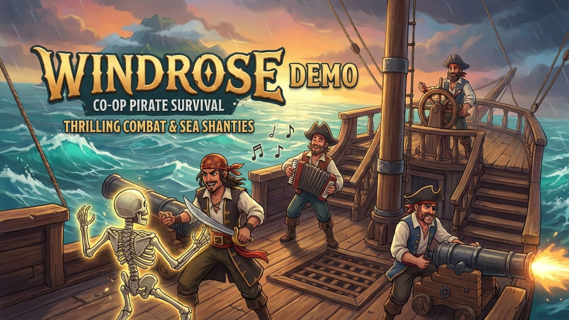 Windrose Demo: Co-op Pirate Survival Hooks Players with Thrilling Combat and Boisterous Sea Shanties