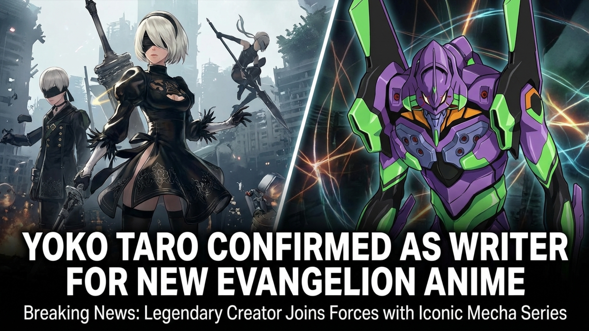 NieR Creator Yoko Taro Confirmed as Writer for New Neon Genesis Evangelion Anime