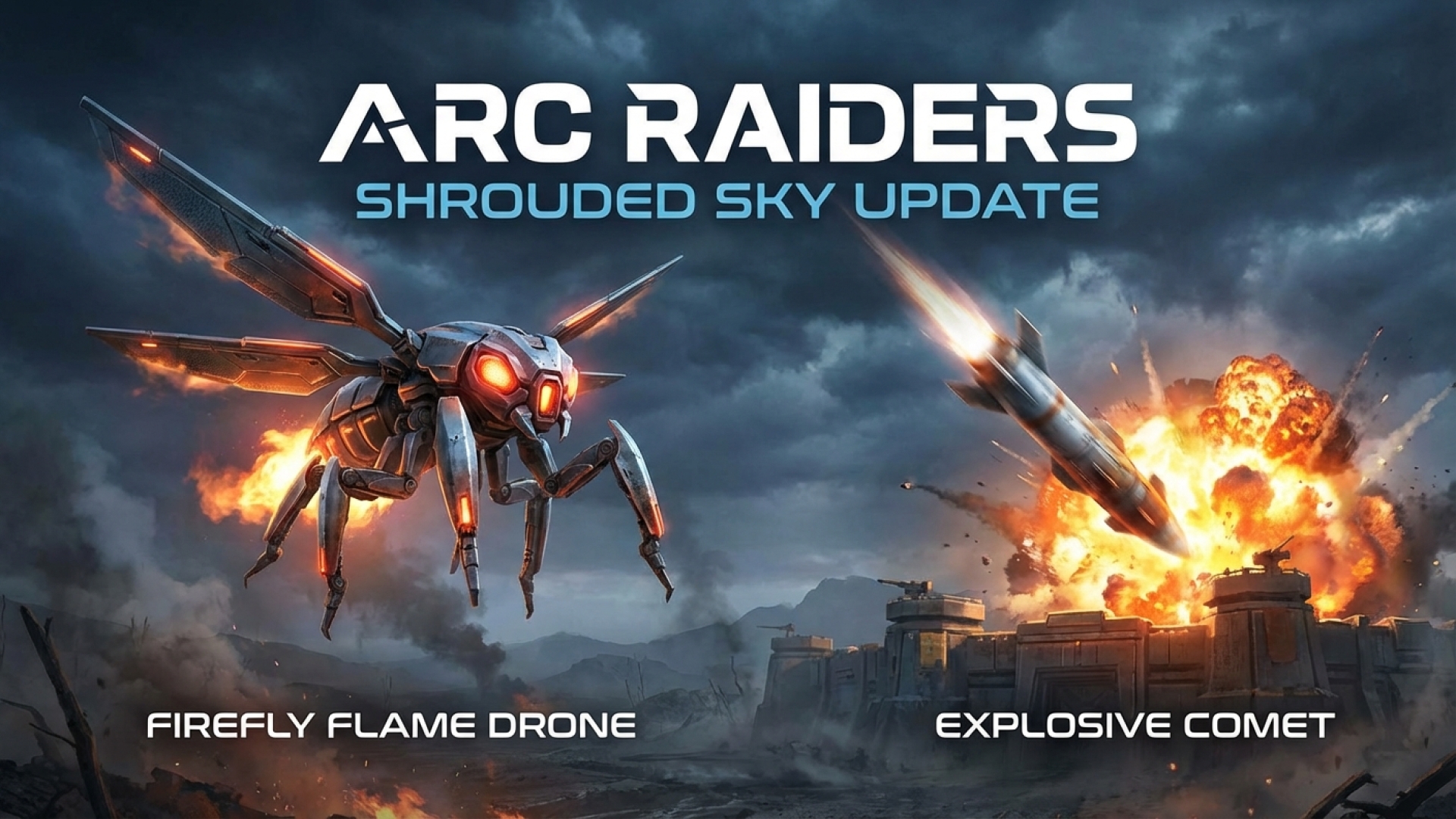 Arc Raiders’ Shrouded Sky Update Unleashes Two New Robot Threats: Firefly Flame Drone and Explosive Comet