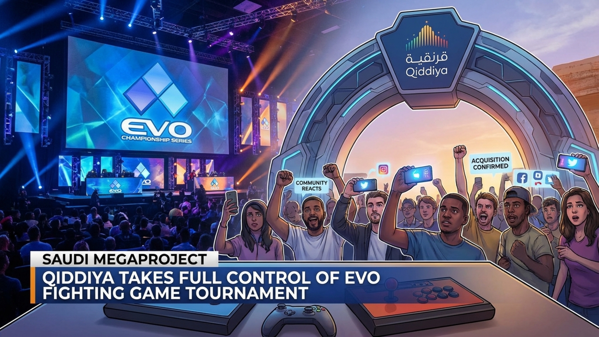 Saudi Megaproject Qiddiya Takes Full Control of Evo Fighting Game Tournament, Community Reacts