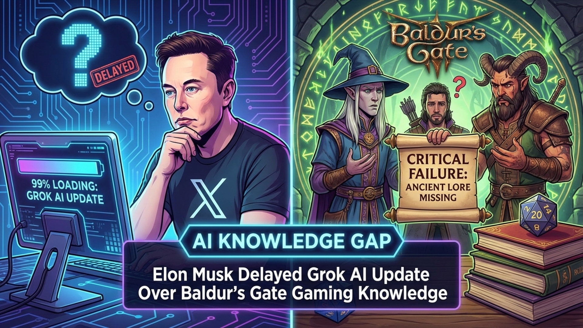 Elon Musk Delayed Grok AI Update Over Baldur’s Gate Gaming Knowledge