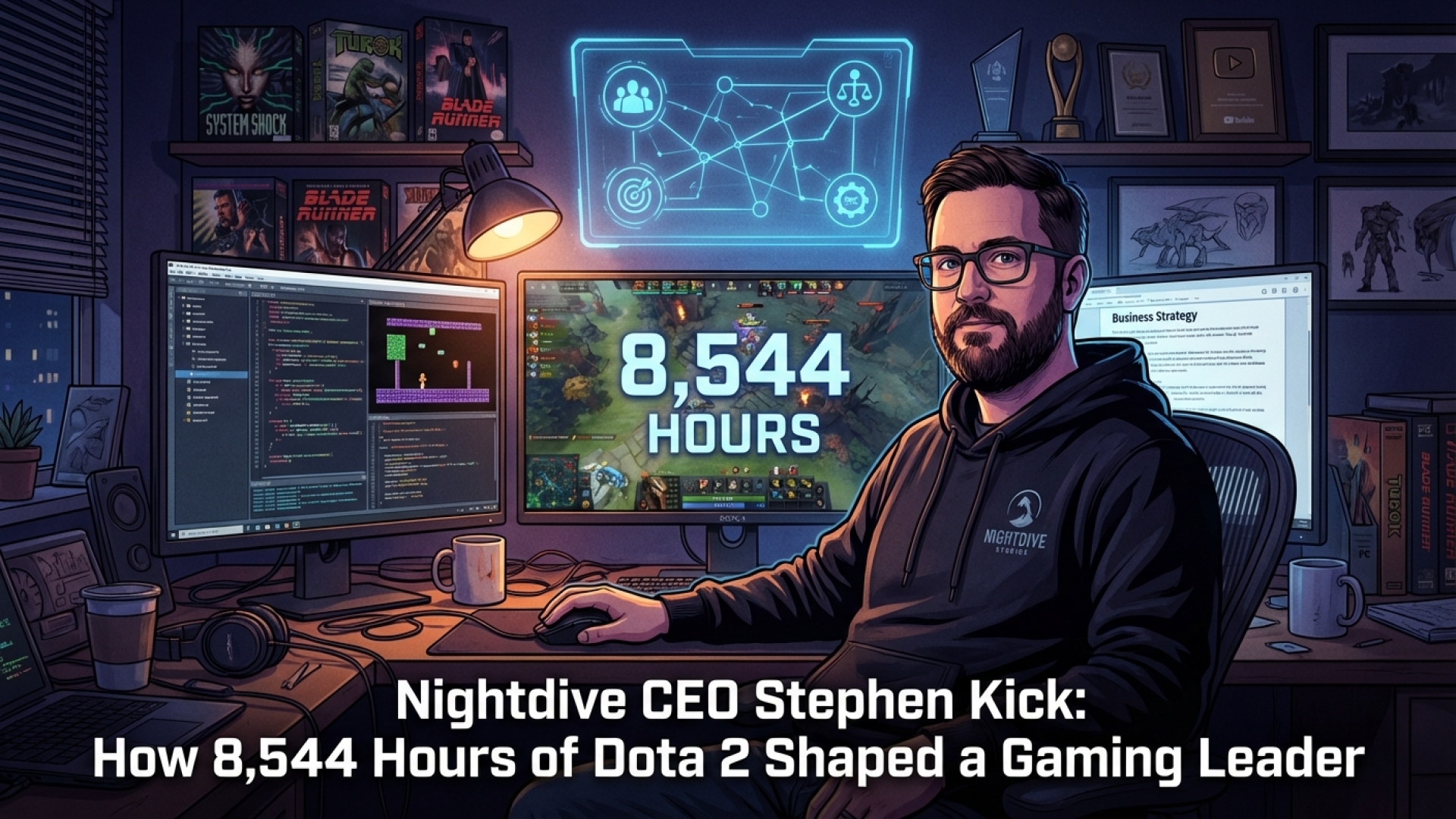 Nightdive CEO Stephen Kick: How 8,544 Hours of Dota 2 Shaped a Gaming Leader