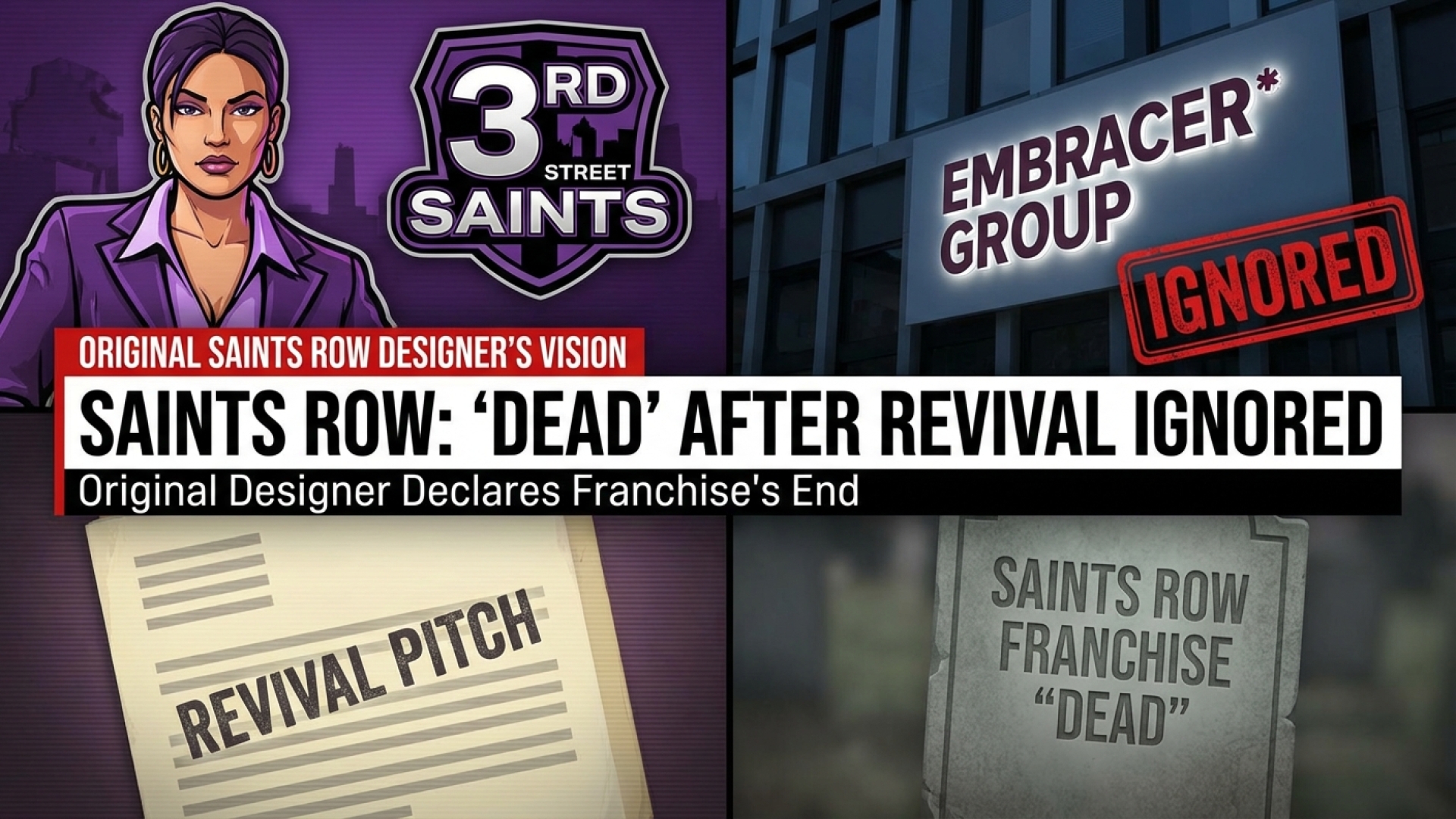 Original Saints Row Designer Declares Franchise ‘Dead’ After Embracer Ignores Revival Pitch
