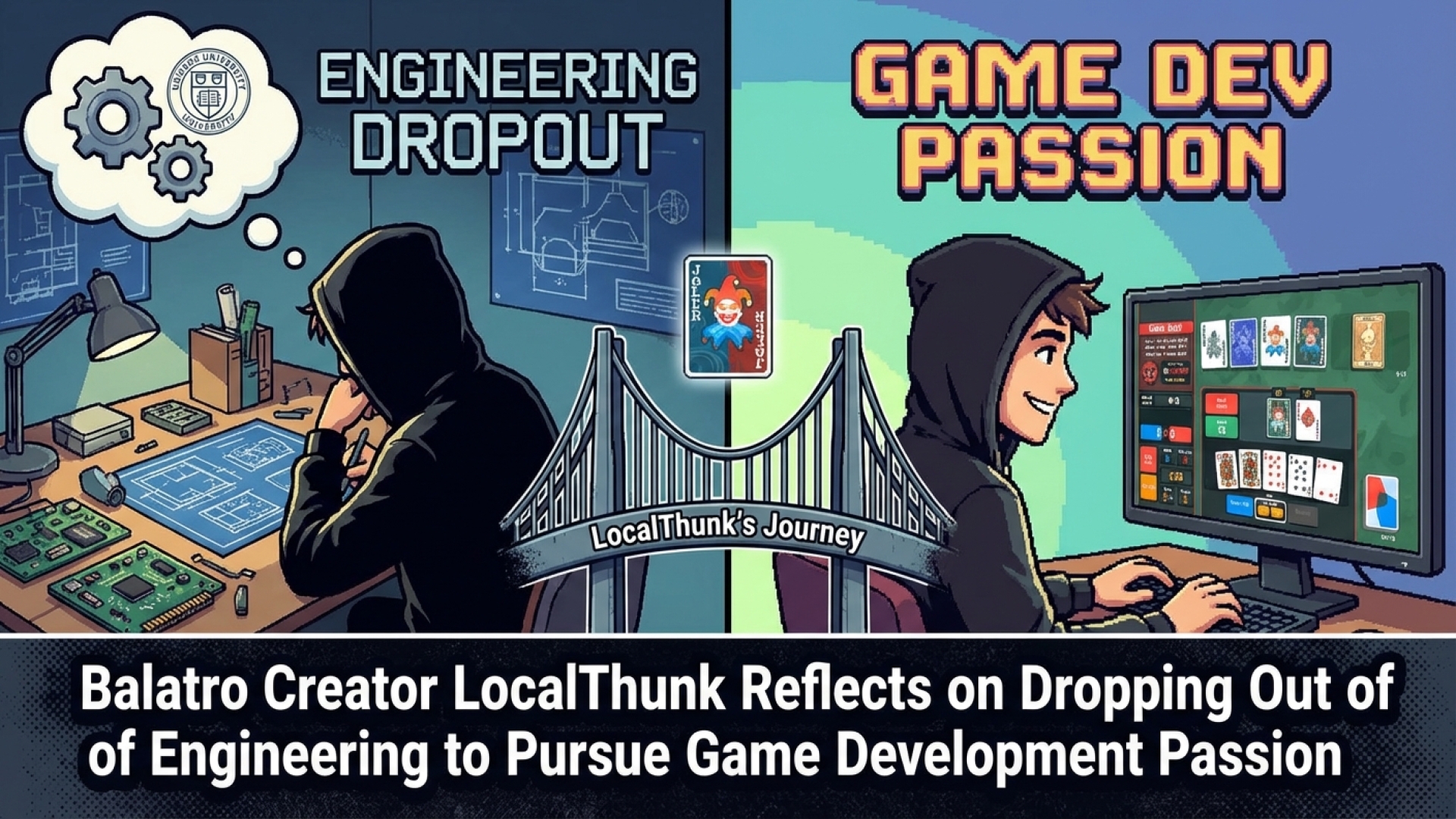 Balatro Creator LocalThunk Reflects on Dropping Out of Engineering to Pursue Game Development Passion
