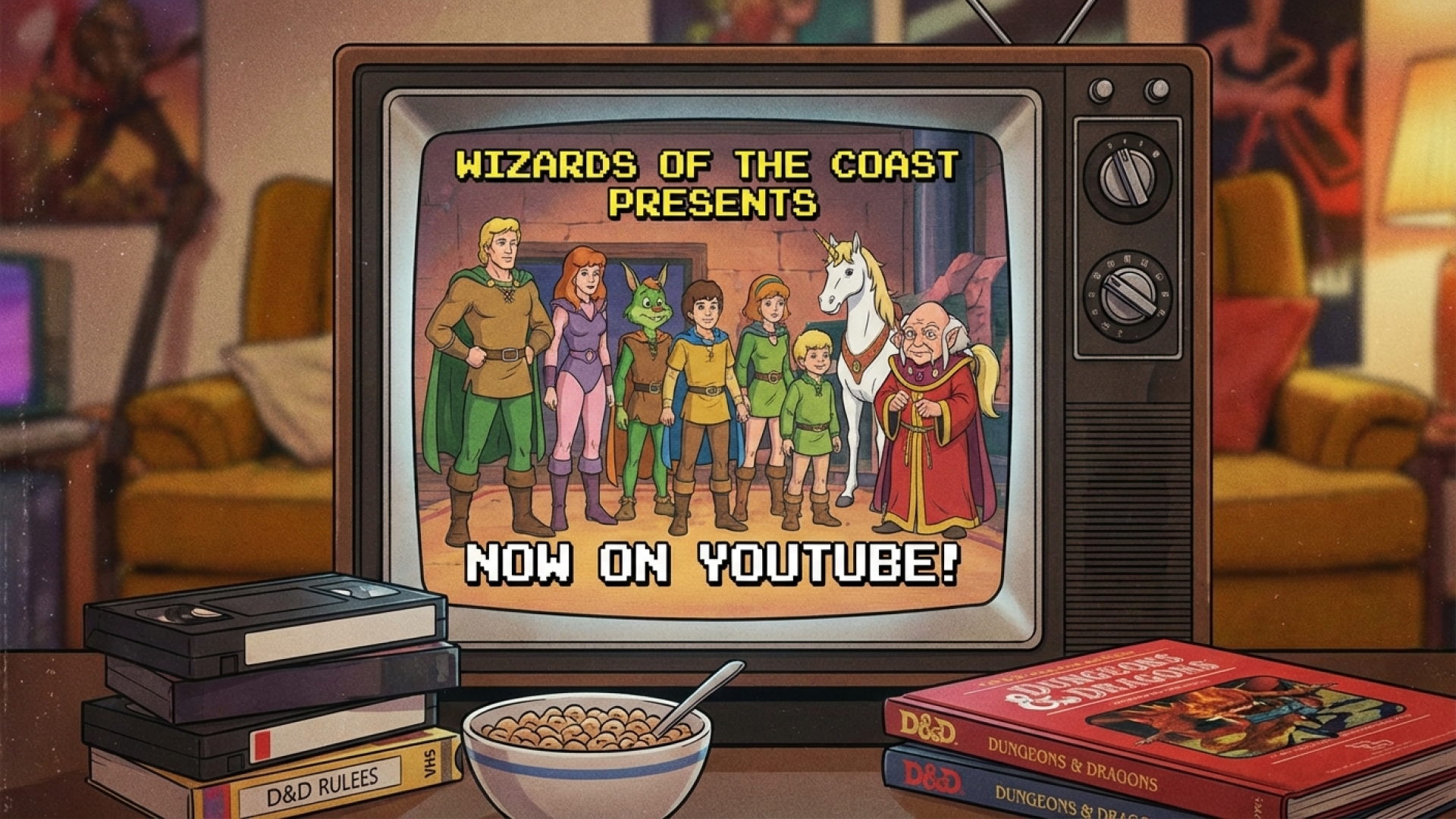 Wizards of the Coast is Uploading the Classic 80s D&D Cartoon to YouTube
