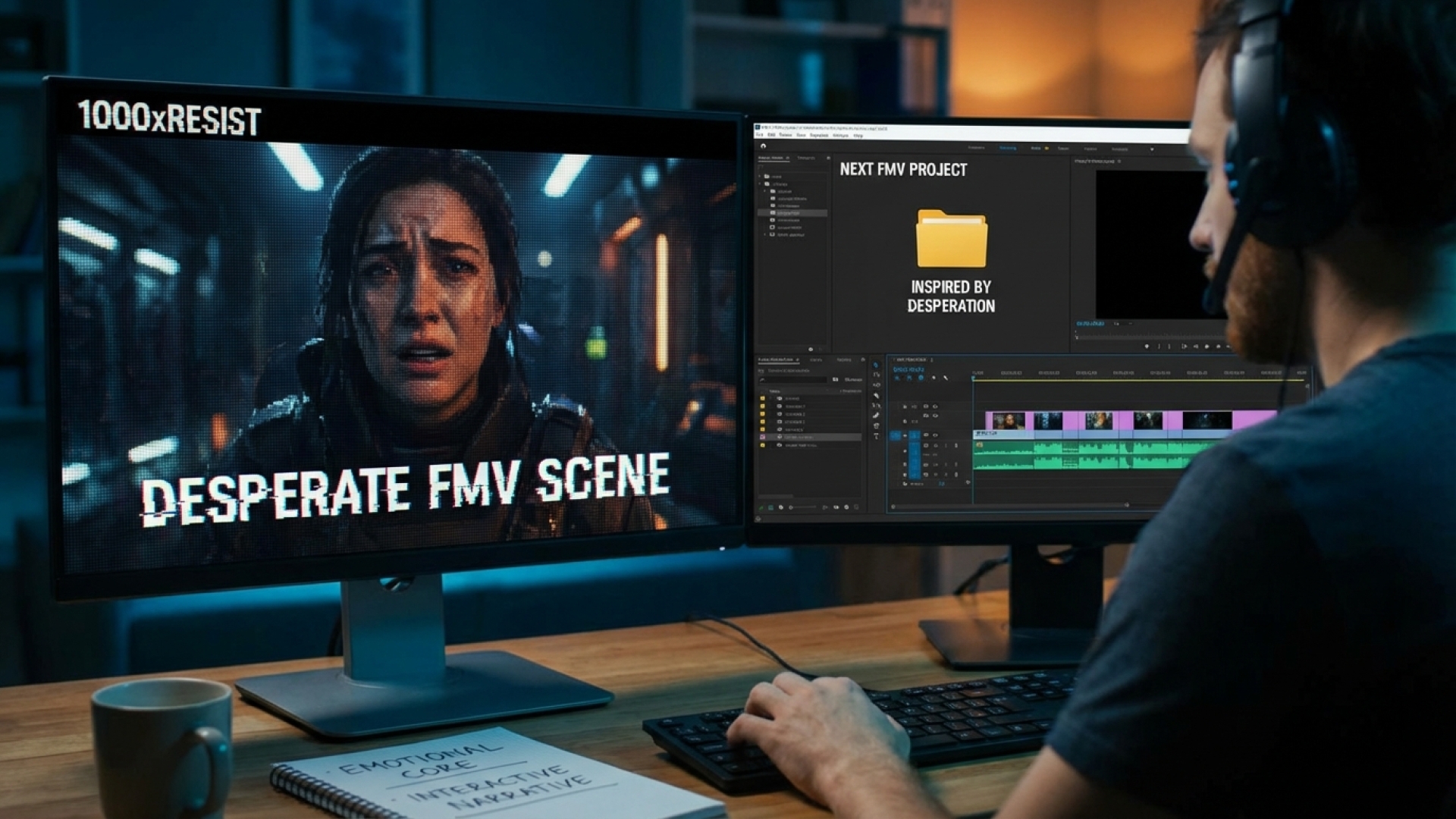 How a ‘Desperate’ FMV Scene in 1000xResist Inspired Its Developer’s Next Full-Motion Video Project