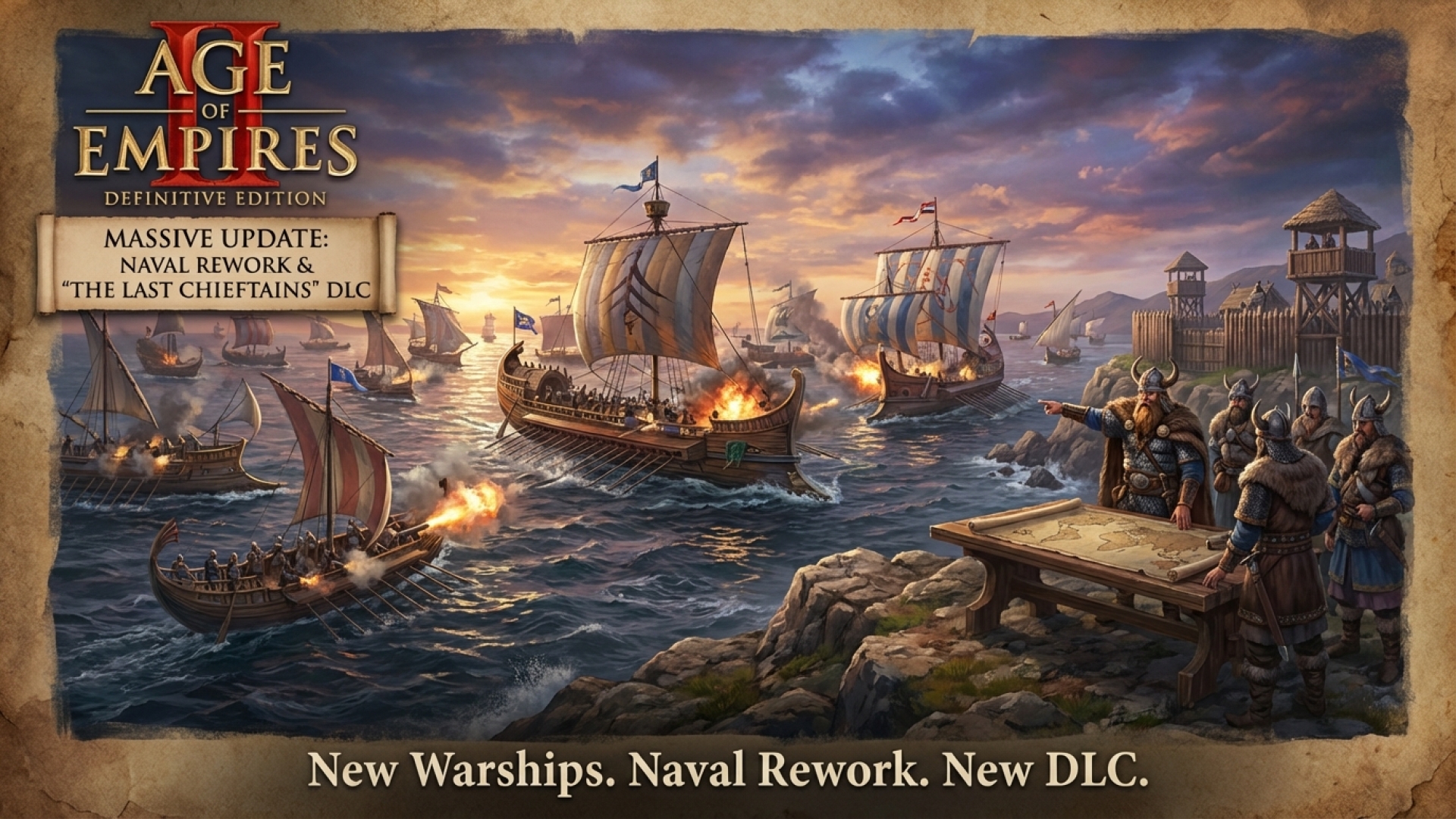 Age of Empires 2: Definitive Edition Receives Massive Update with New Warships, Naval Rework, and ‘The Last Chieftains’ DLC