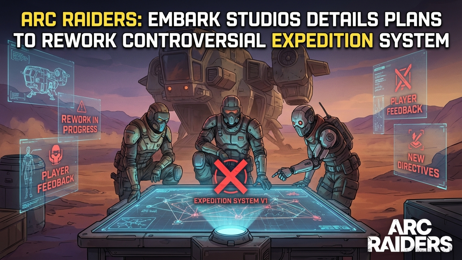 Arc Raiders: Embark Studios Details Plans to Rework Controversial Expedition System