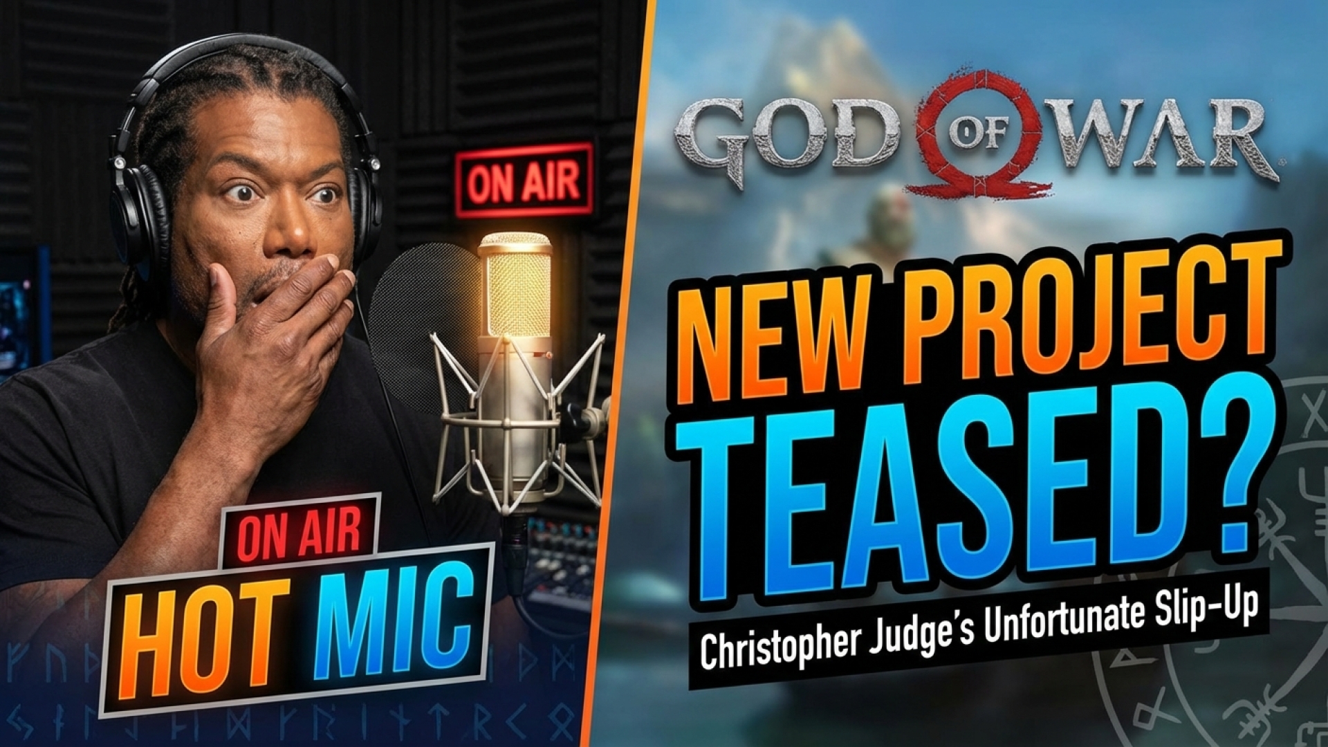 Kratos Voice Actor Christopher Judge Teases New God of War Project in Unfortunate Hot Mic Moment