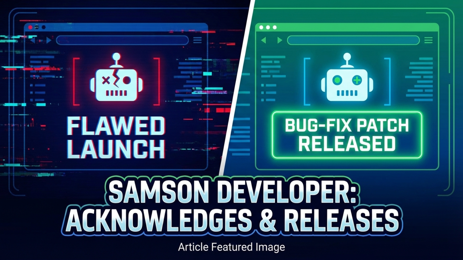 Samson Developer Acknowledges Flawed Launch, Releases First Bug-Fix Patch