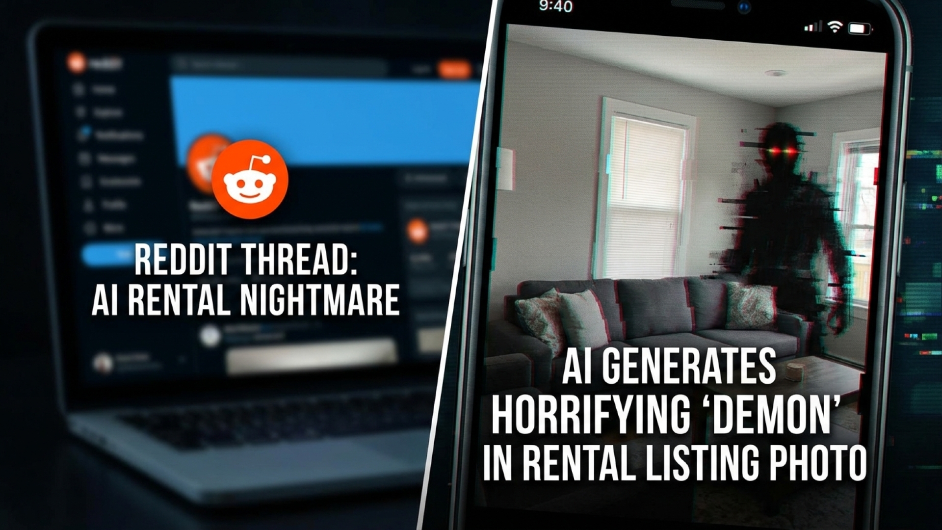 AI Generates Horrifying ‘Demon’ in Rental Listing Photo, Spooking Reddit