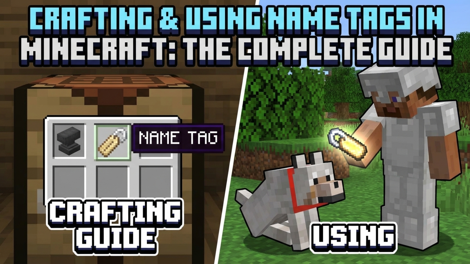 Crafting & Using Name Tags in Minecraft: The Complete Guide