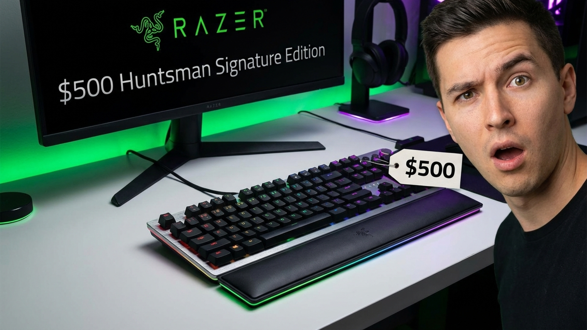 Razer Unveils $500 Huntsman Signature Edition Keyboard, Raises Eyebrows Over Price