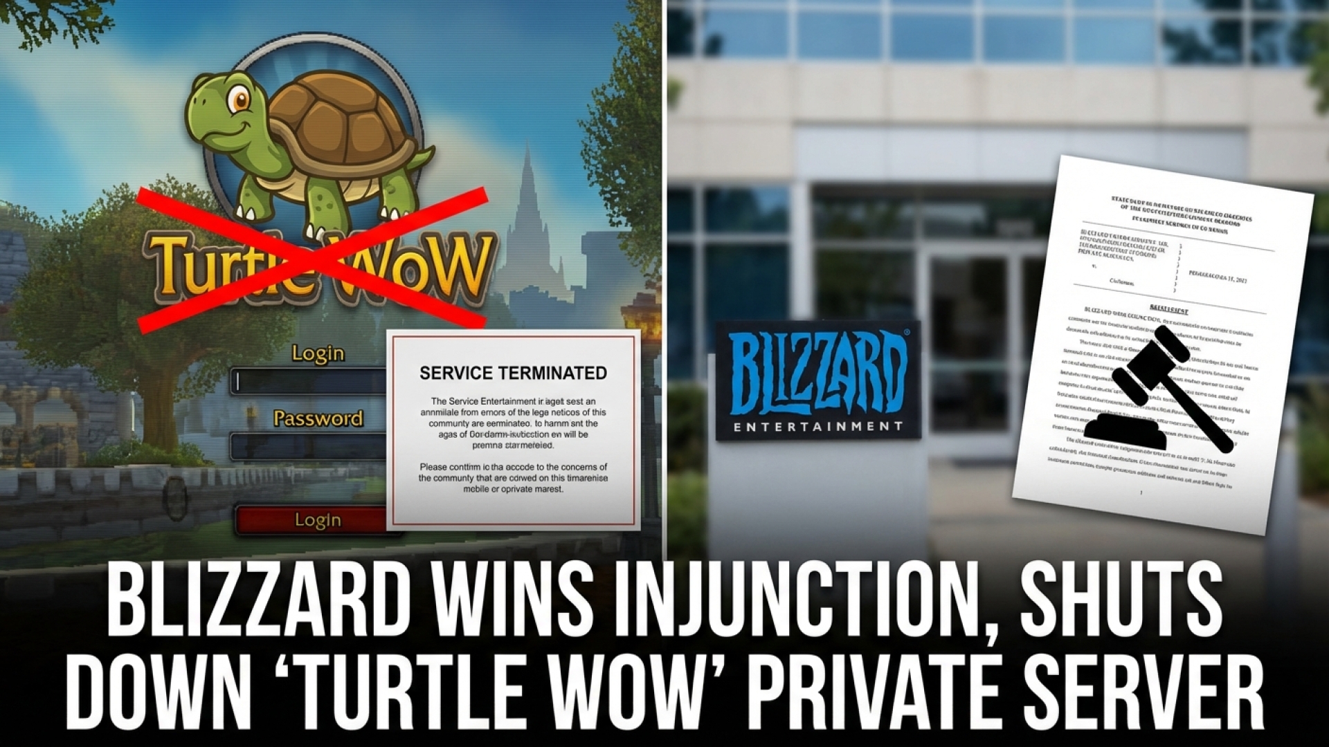 Blizzard Wins Injunction, Shuts Down Popular Vanilla WoW Private Server ‘Turtle WoW’