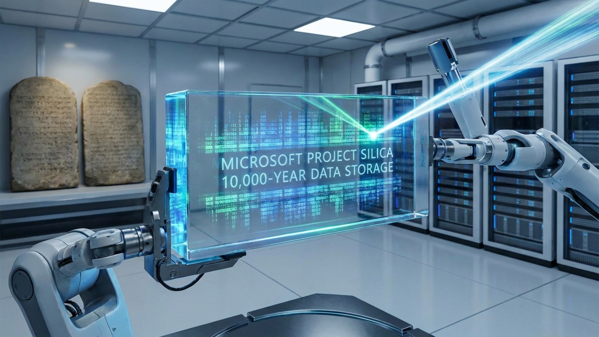 Microsoft’s Project Silica: Common Glass for 10,000-Year Data Storage