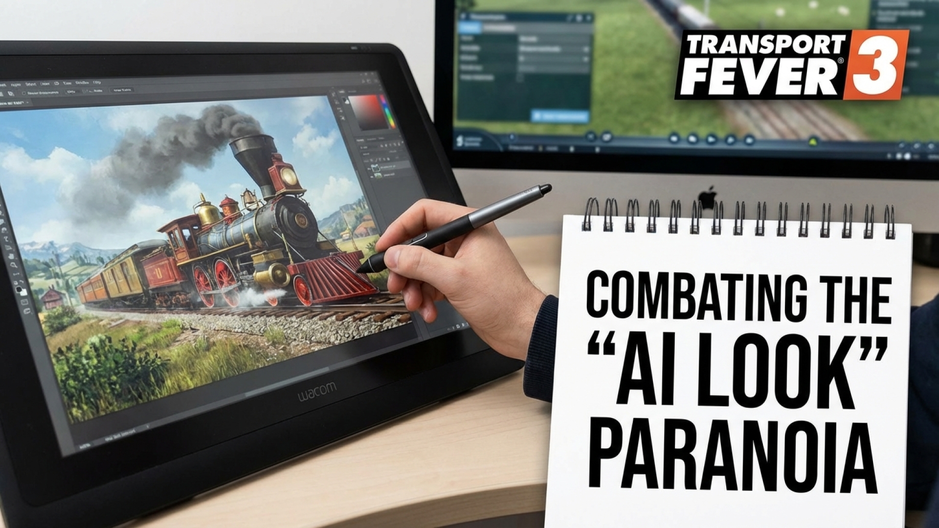 Transport Fever 3 Developer Reworks Handcrafted Art to Combat ‘AI Look’ Paranoia