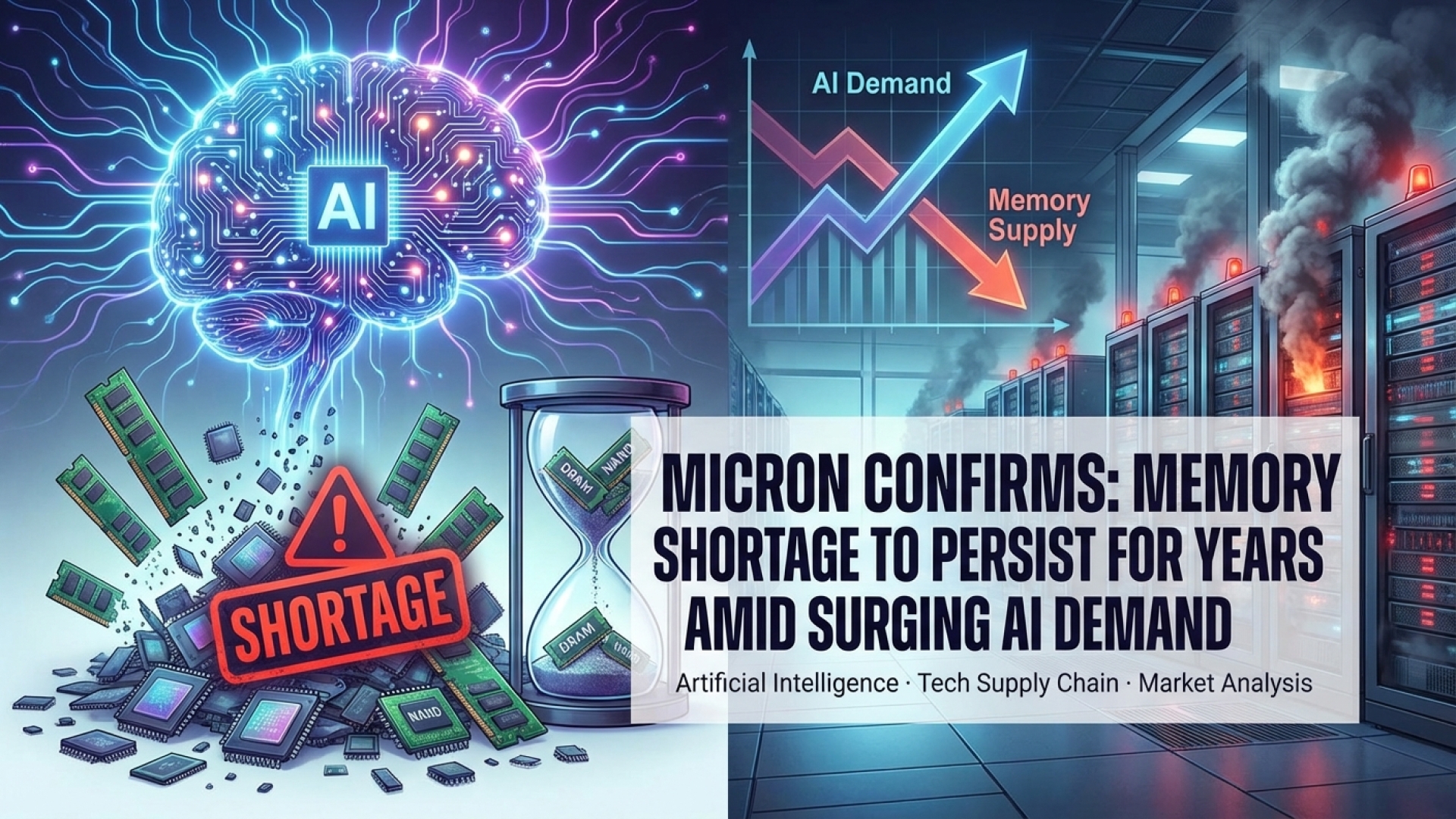 Micron Confirms Memory Shortage to Persist for Years Amid Surging AI Demand
