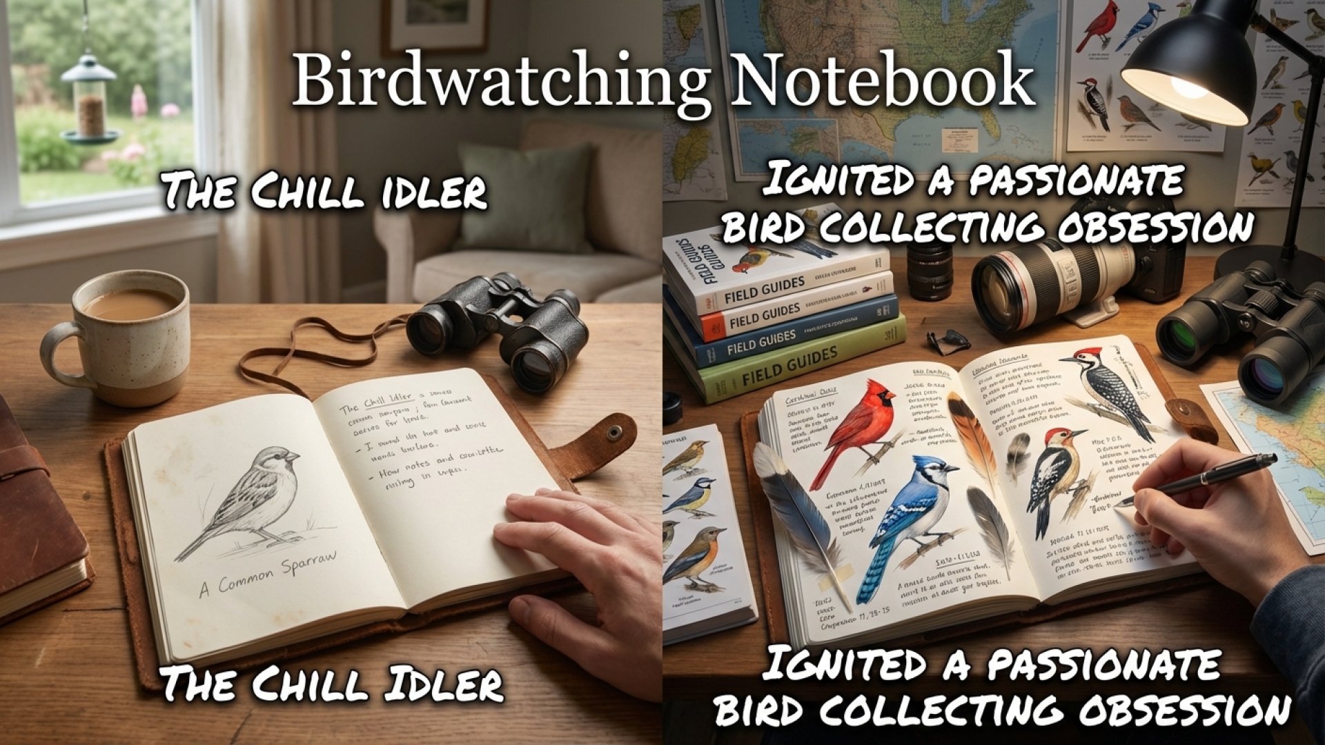 Birdwatching Notebook: The Chill Idler That Ignited a Passionate Bird Collecting Obsession
