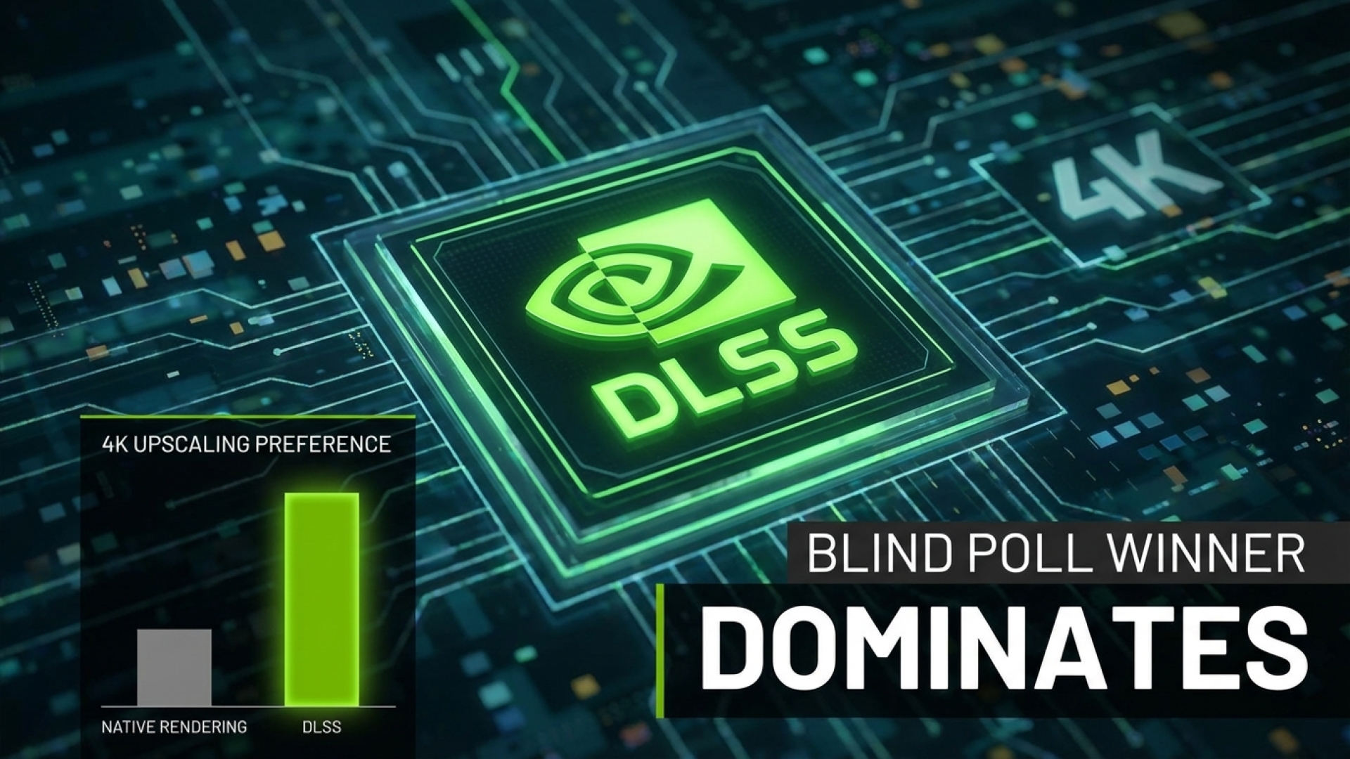 Nvidia DLSS Dominates Blind 4K Upscaling Poll, Even Outperforming Native Rendering
