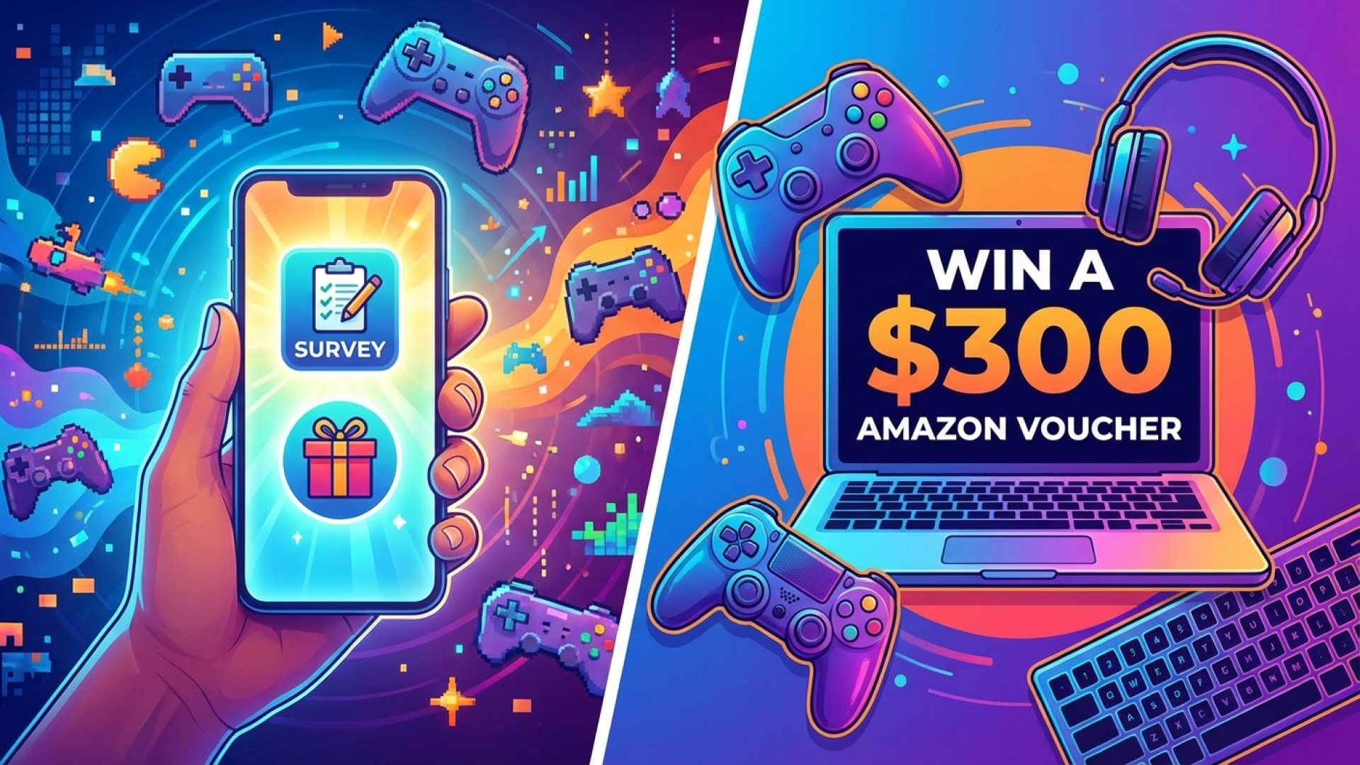 Win a $300 Amazon Voucher: Share Your Gaming Habits in Our Latest Survey