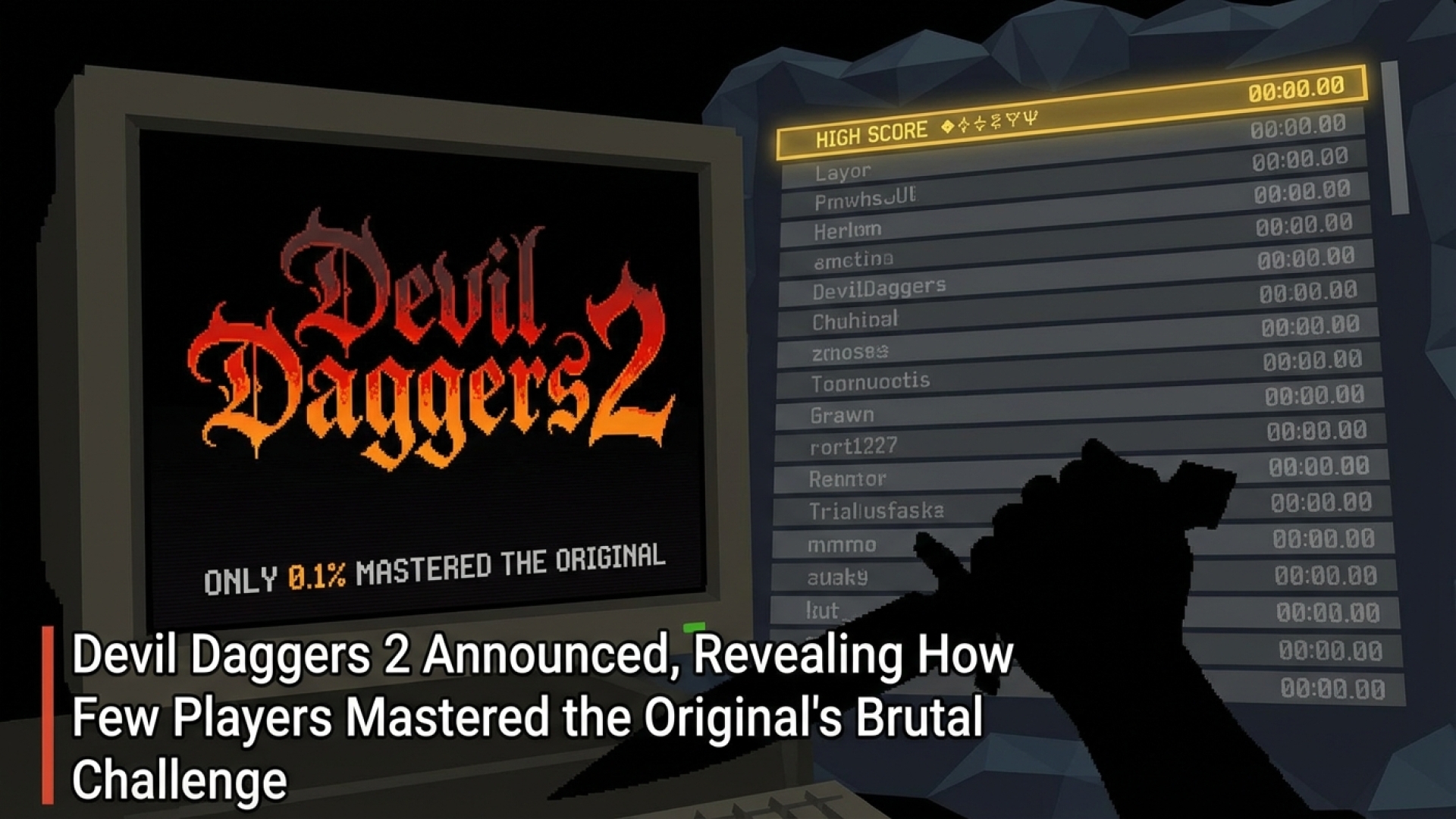 Devil Daggers 2 Announced, Revealing How Few Players Mastered the Original’s Brutal Challenge