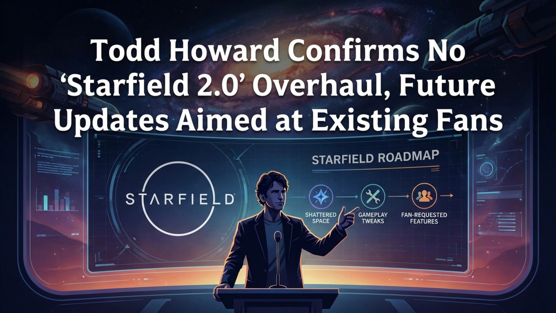 Todd Howard Confirms No ‘Starfield 2.0’ Overhaul, Future Updates Aimed at Existing Fans