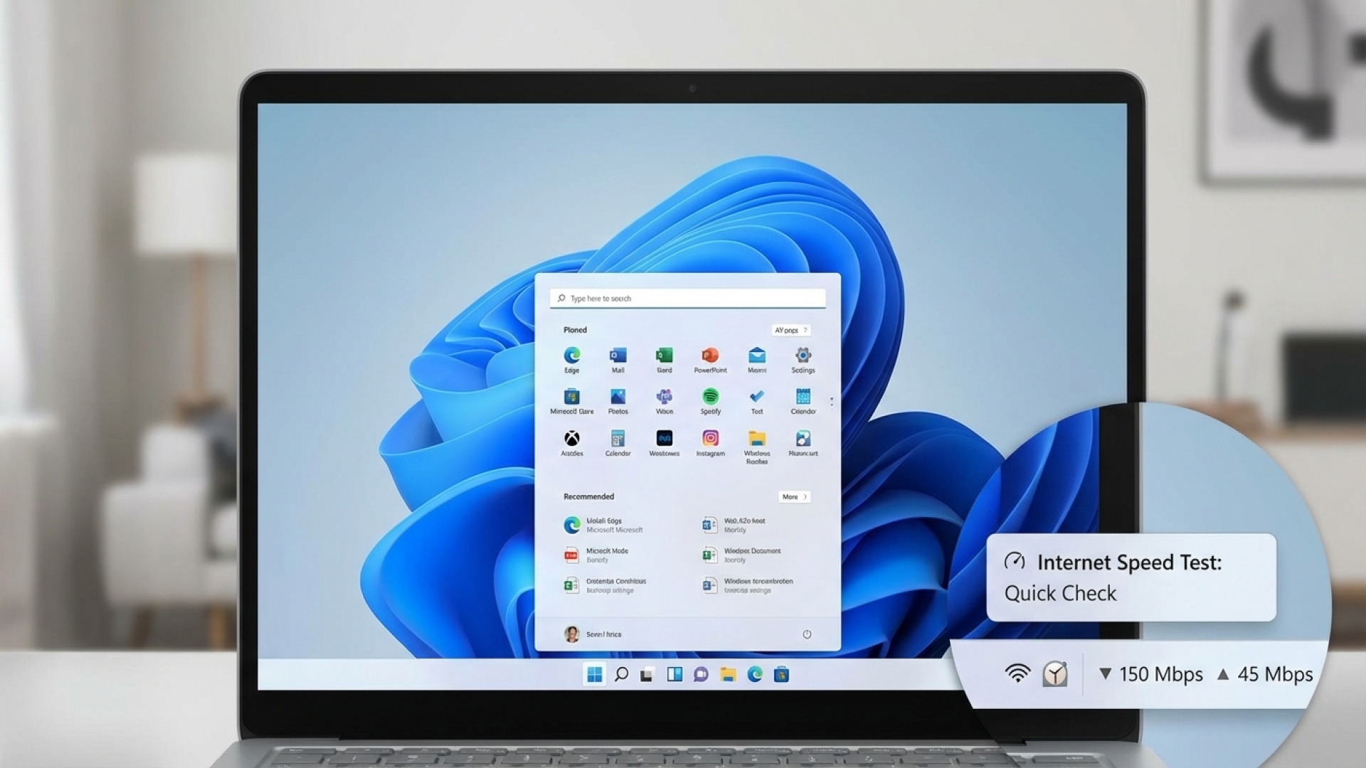 Windows 11 Update Integrates Internet Speed Test into Taskbar for Quick Network Checks