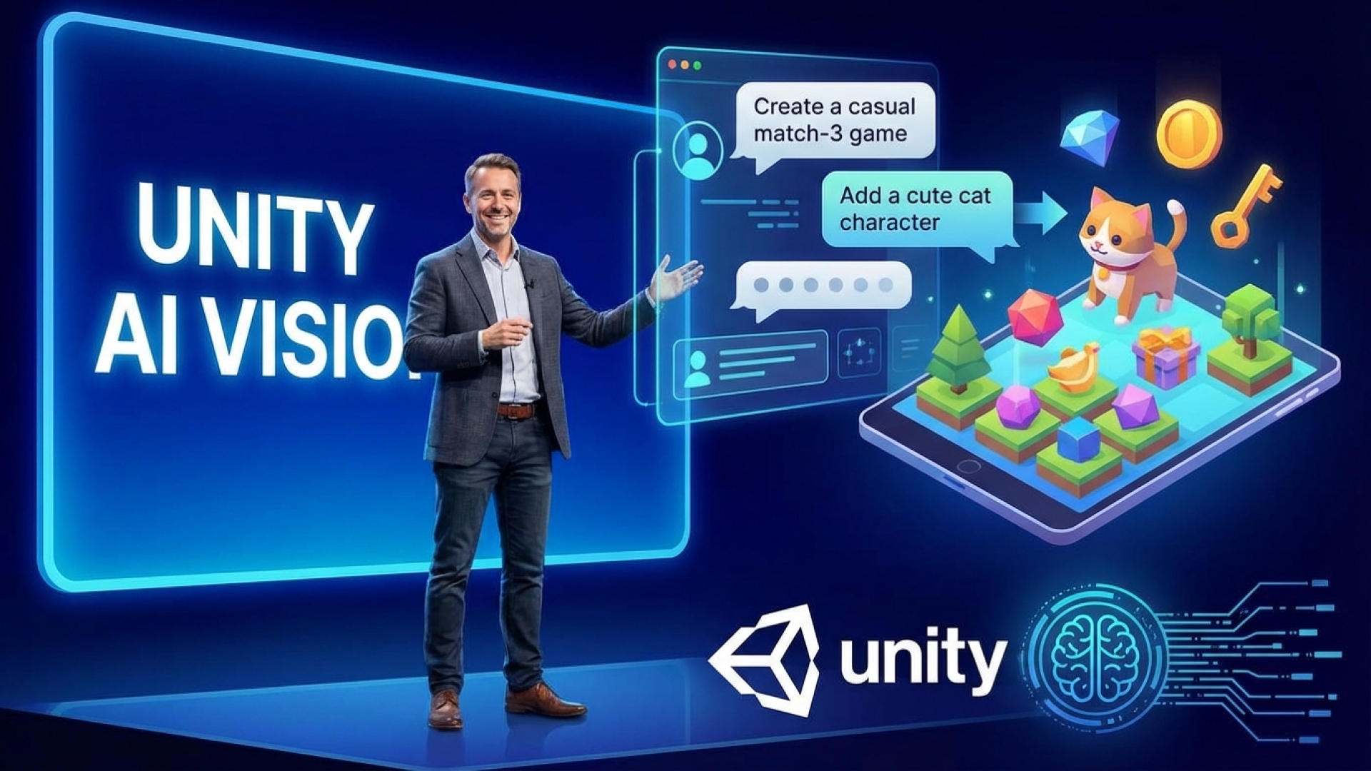 Unity CEO’s New Vision: AI to Power Casual Game Development via Natural Language