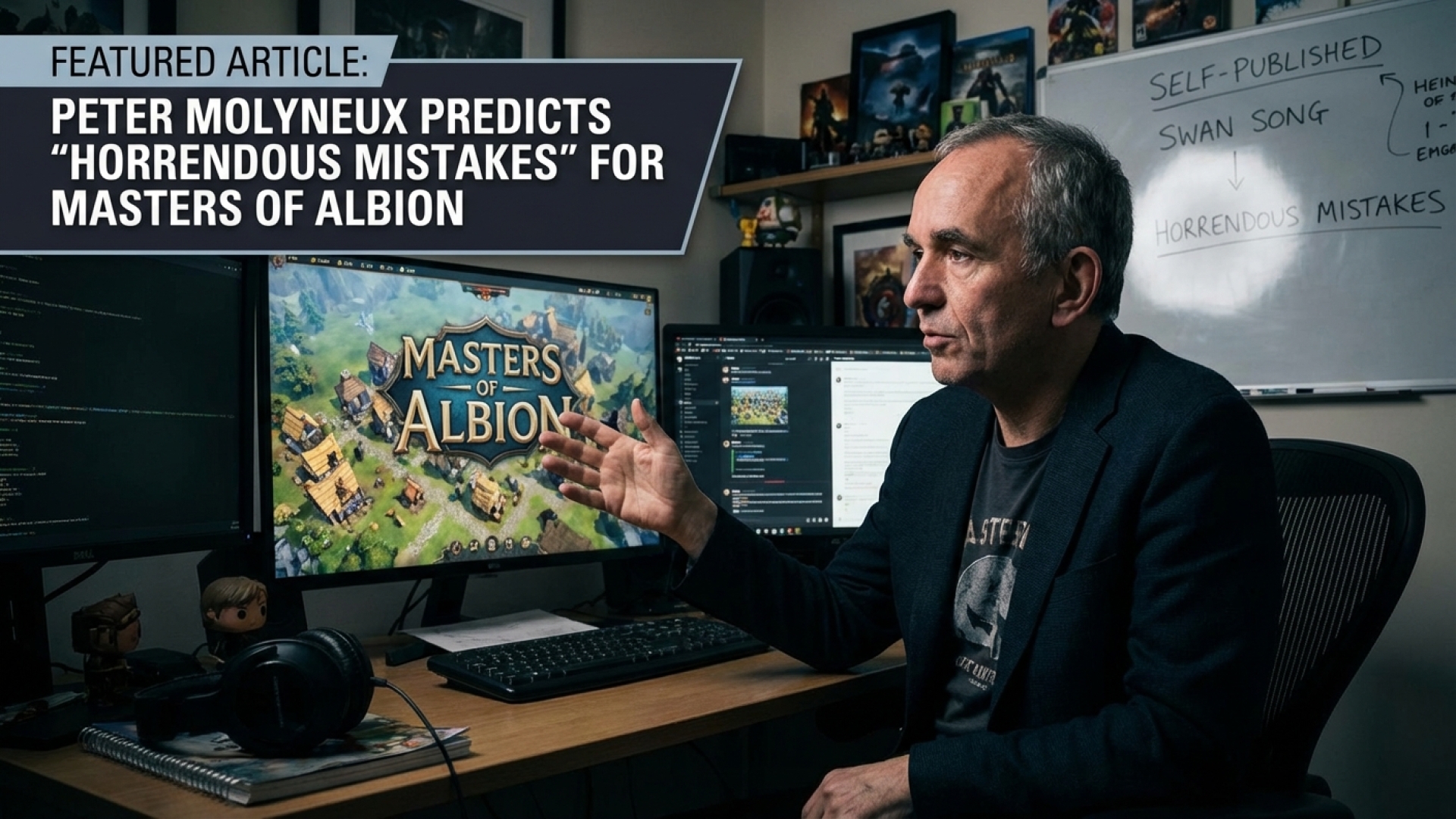 Peter Molyneux Predicts ‘Horrendous Mistakes’ for Masters of Albion, His Self-Published ‘Swan Song’