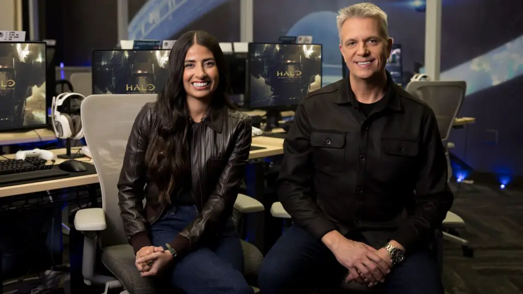 Asha Sharma and Matt Booty in discussion about the future of Xbox