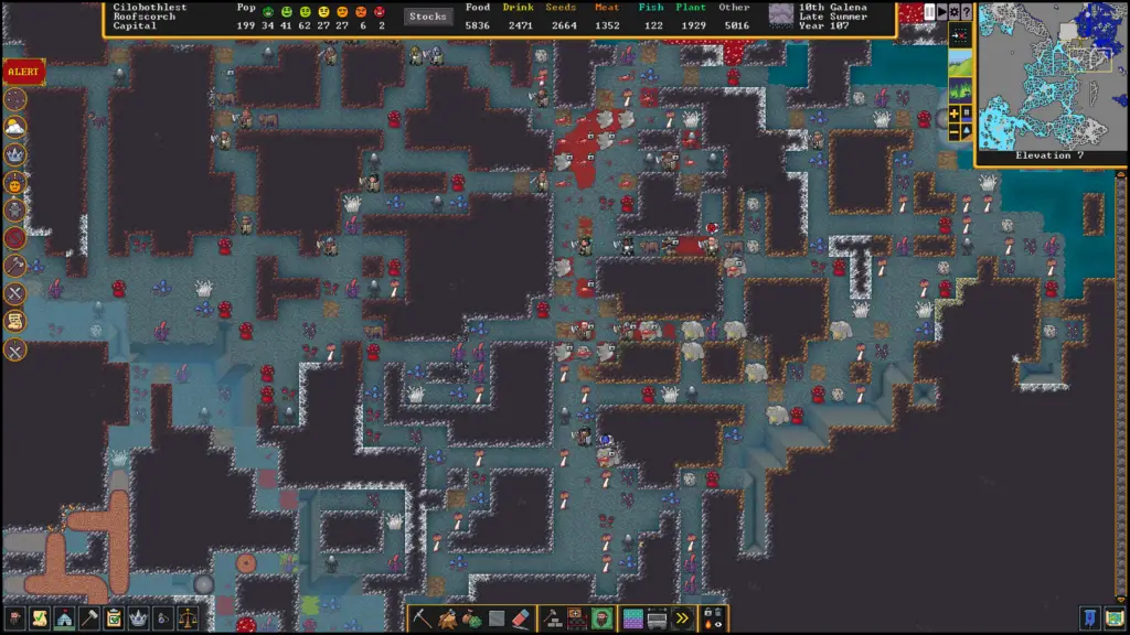 Dwarf Fortress defense systems and layout