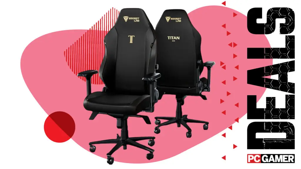 Secretlab Titan Evo 2022 gaming chairs in a modern tech setup