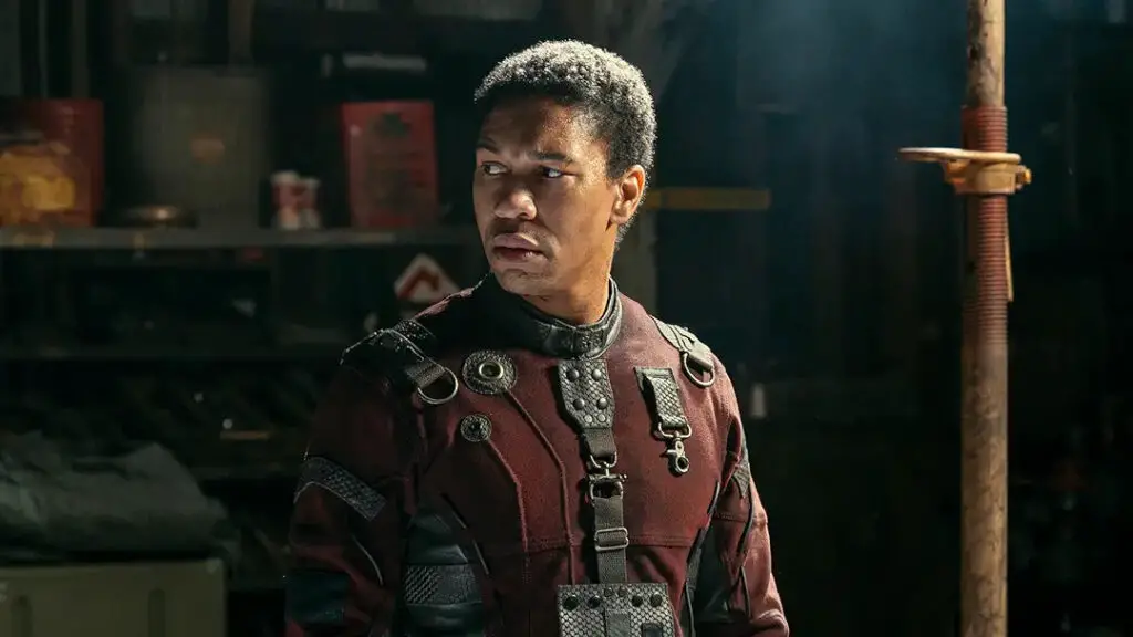 Aaron Moten as Maximus in the Fallout series on Prime Video