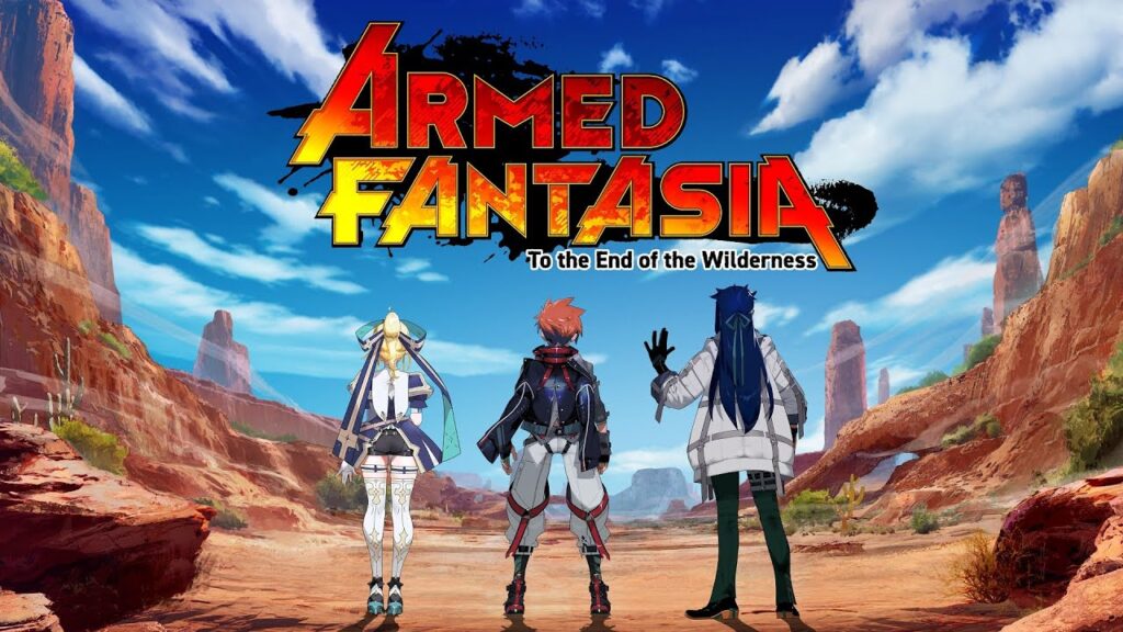 Armed Fantasia official Kickstarter trailer still showing the game's early visual style