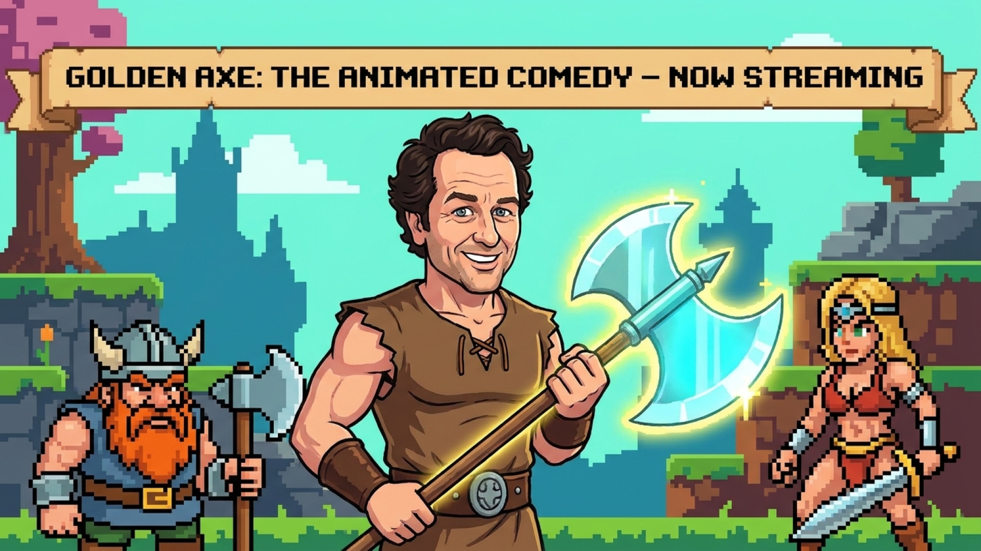 Matthew Rhys Stars in Golden Axe, the New Animated Comedy Based on the Classic Sega Game, Now Streaming