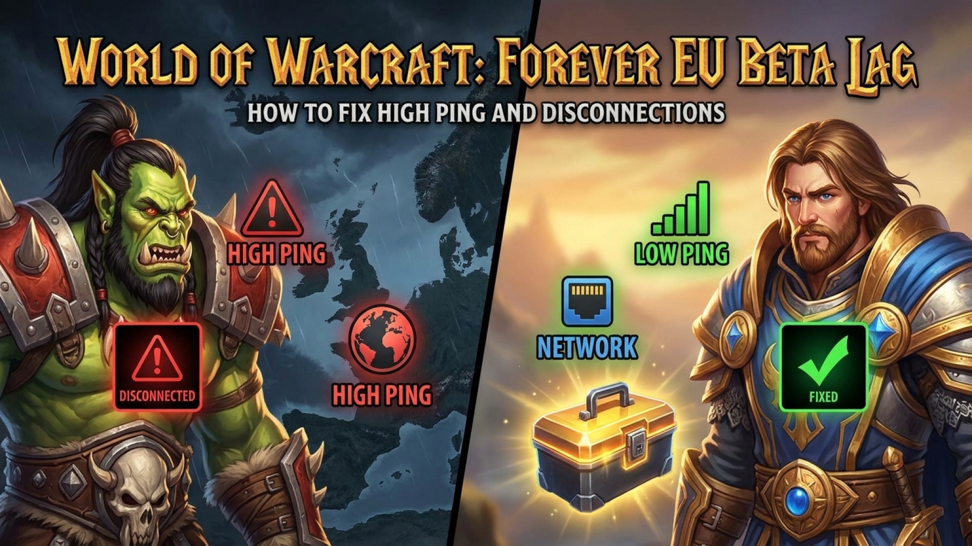 World of Warcraft: Forever EU Beta Lag: How to Fix High Ping and Disconnections
