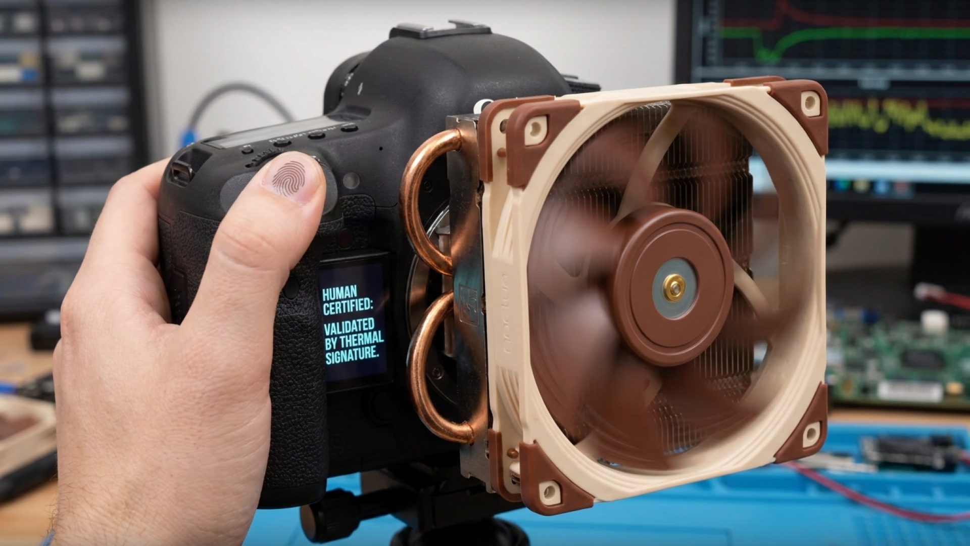 This Noctua-Cooled Camera Proves Your Photos Were Taken by a Human