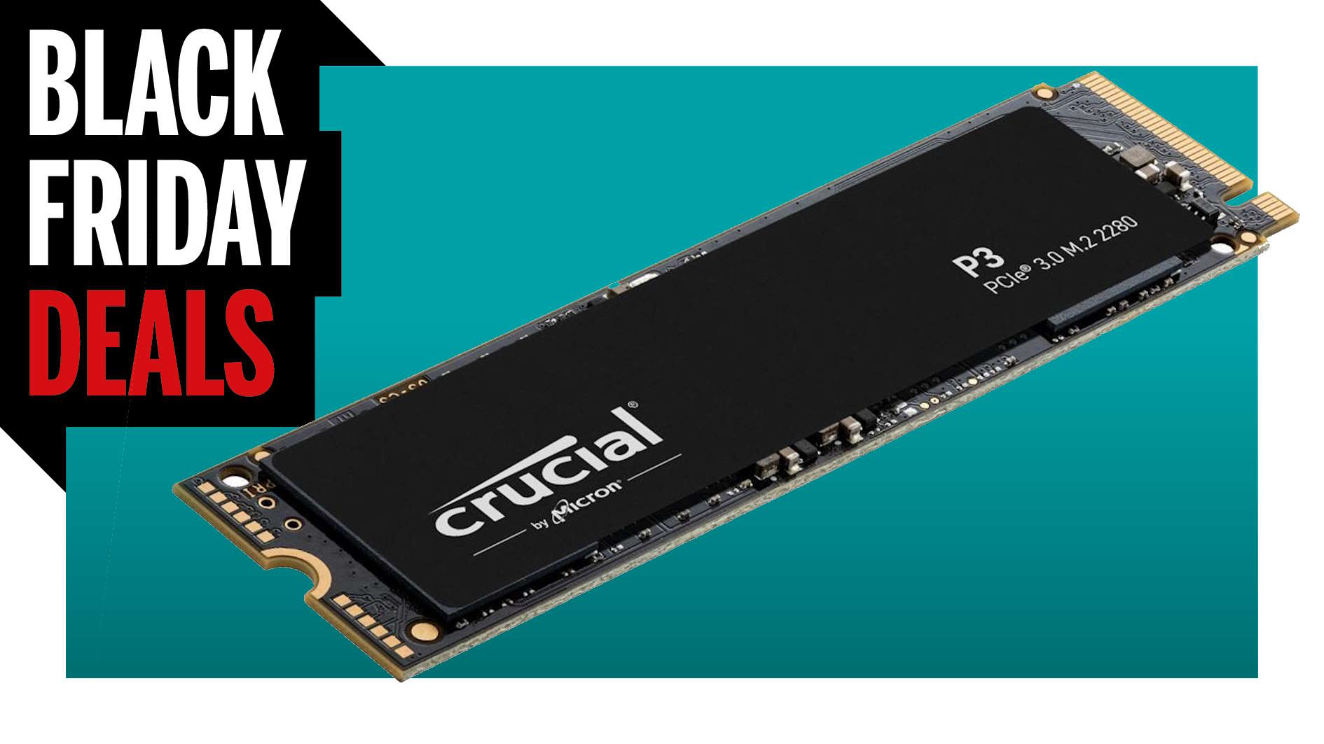 Crucial P3 SSD on sale for Black Friday